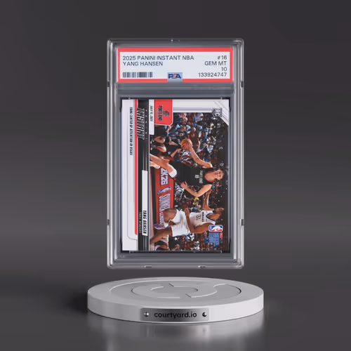2025 Panini Instant NBA #16 Yang Hansen (PSA 10 GEM MINT)