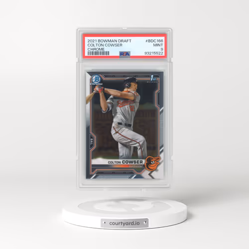 2021 Bowman Draft #BDC166 Colton Cowser - Chrome (PSA 9 MINT)