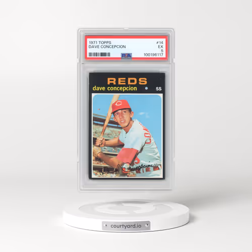1971 Topps #14 Dave Concepcion (PSA 5 EX)