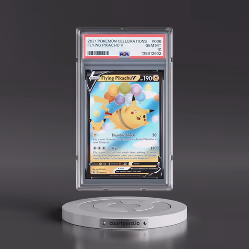 2021 Pokémon Celebrations #006 Flying Pikachu V - Holo (PSA 10 GEM MINT)