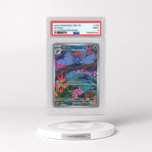2023 Pokémon Obf EN-Obsidian Flames #198 Gloom - Illustration Rare (PSA 9 MINT)
