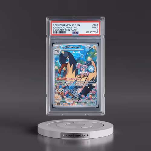 2025 Pokémon Jtg EN-Journey Together #163 Iono's Kilowattrel - Illustration Rare (PSA 9 MINT)