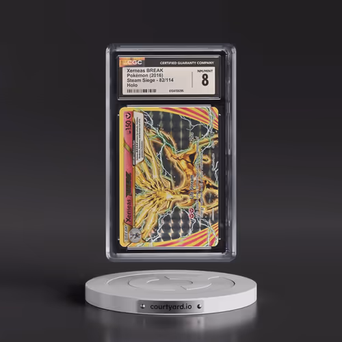 2016 Pokémon XY Steam Siege #82 Xerneas Break (CGC 8 NM-MT)