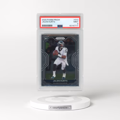 2020 Panini Prizm #343 Jalen Hurts (PSA 9 MINT)