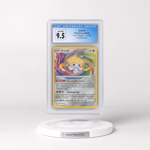 2020 Vivid Voltage #119/185 Jirachi - Amazing Rare Holo (CGC 10 GEM MINT)