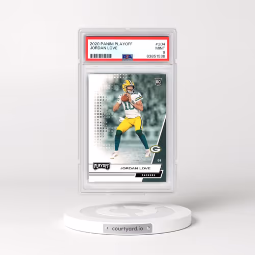 2020 Panini Playoff #204 Jordan Love (PSA 9 MINT)