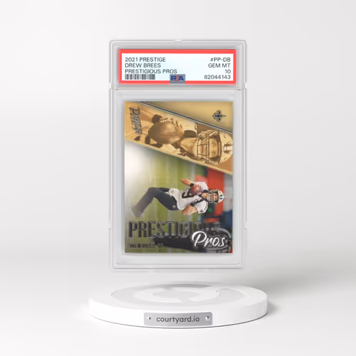 2021 Panini Prestige Prestigious Pros #PP-DB Drew Brees (PSA 10 GEM MINT)