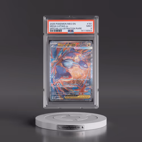 2025 Pokémon Meg EN-Mega Evolution #181 Mega Latias EX - Holo Special Illustration Rare (PSA 9 MINT)