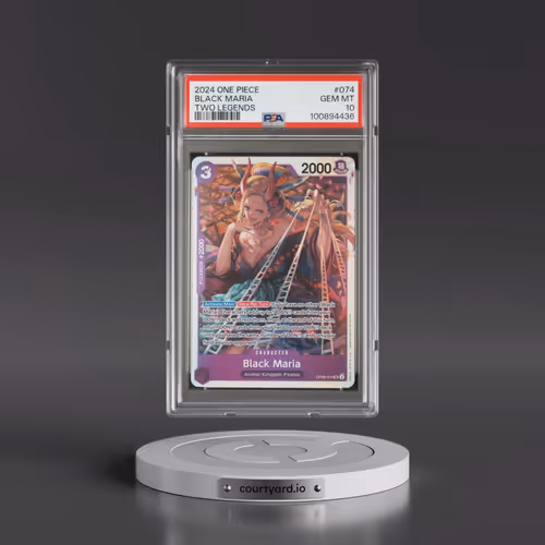 2024 One Piece OP08-Two Legends #074 Black Maria (PSA 10 GEM MINT)