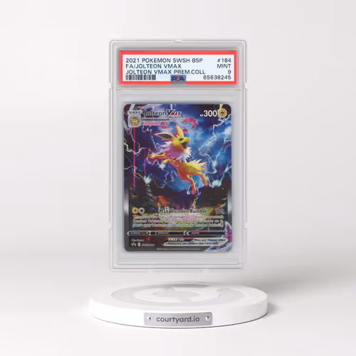 2021 Pokémon Swsh Black Star Promo #184 Jolteon Vmax - Full Art Jolteon Vmax Premium Collection (PSA