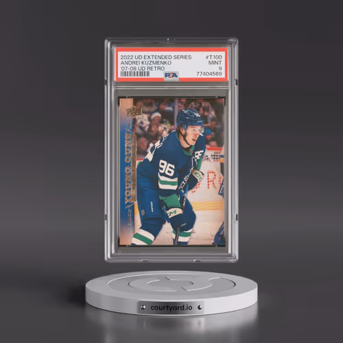 2022 Upper Deck Extended Series 2007-08 Upper Deck Retro #T100 Andrei Kuzmenko (PSA 9 MINT)