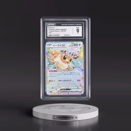 2024 Pokémon Sv8a-Terastal Fest EX #126 Eevee EX - Holo (CGC 9 MINT)