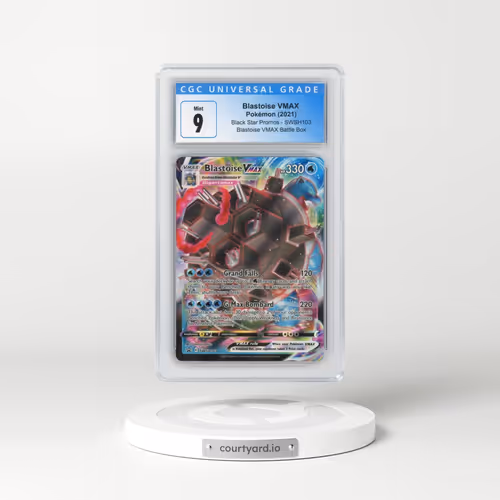 2017 Black Star Promos - Sword & Shield #SWSH103 Blastoise VMAX - Holo Blastoise VMAX Battle Box (CGC 9 MINT)