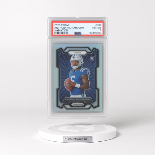 2023 Panini Prizm #304 Anthony Richardson - Variation (PSA 8 NM-MT)