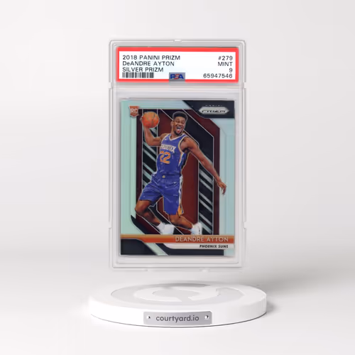 2018 Panini Prizm #279 DeAndre Ayton - Silver Prizm (PSA 9 MINT)