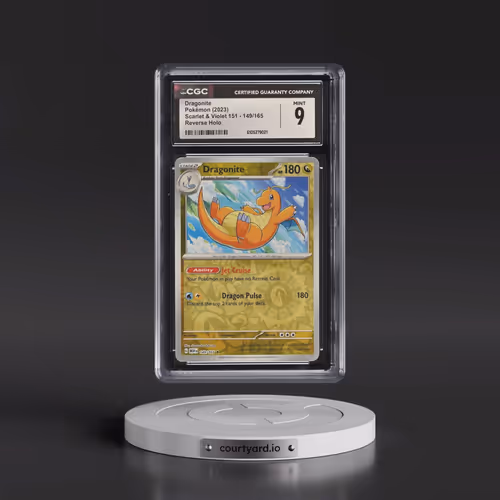 2023 Scarlet & Violet 151 - MEW EN #149/165 Dragonite - Reverse Holo (CGC 9 MINT)