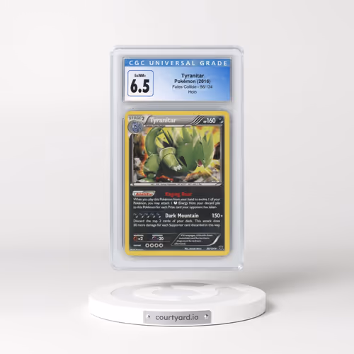 2016 Fates Collide #56/124 Tyranitar - Holo (CGC 6.5 EX-NM+)