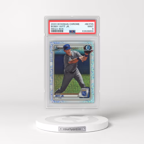 2020 Bowman Chrome Mega Box #BCP25 Bobby Witt Jr. (PSA 9 MINT)