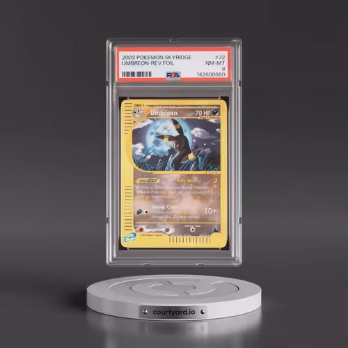 2003 Pokémon Skyridge #32 Umbreon - Reverse Foil (PSA 8 NM-MT)
