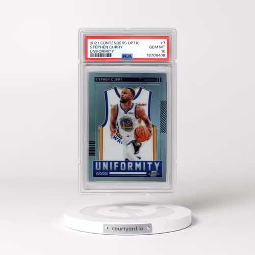 2021 Panini Contenders Optic Uniformity #7 Stephen Curry (PSA 10 GEM MINT)