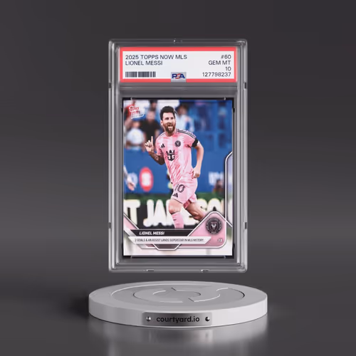 2025 Topps Now MLS #60 Lionel Messi (PSA 10 GEM MINT)