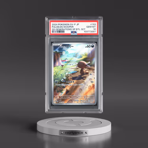 2024 Pokémon SV-P Promo #193 Paldean Wooper - Start Deck Generations Special Battle Set (PSA 10 GEM
