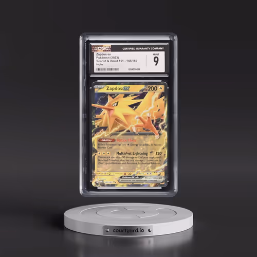 2023 Scarlet & Violet 151 - MEW EN #145/165 Zapdos ex - Holo (CGC 9 MINT)