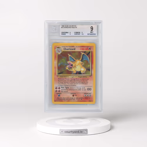 1999 Base Set #4 Charizard - Holo (BGS 9 MINT)