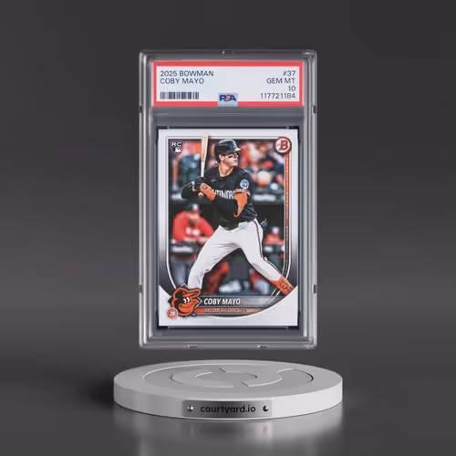 2025 Bowman #37 Coby Mayo (PSA 10 GEM MINT)