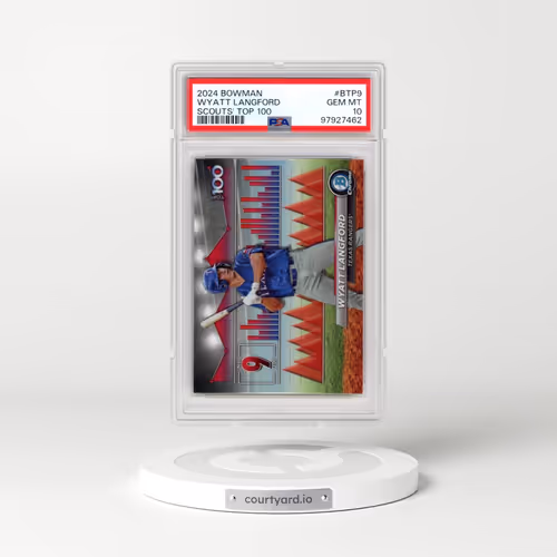 2024 Bowman Bowman Scouts' Top 100 #BTP9 Wyatt Langford (PSA 10 GEM MINT)