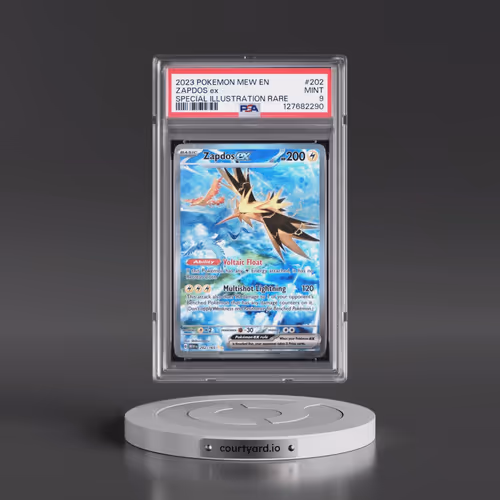2023 Pokémon Mew EN-151 #202 Zapdos EX - Holo Special Illustration Rare (PSA 9 MINT)