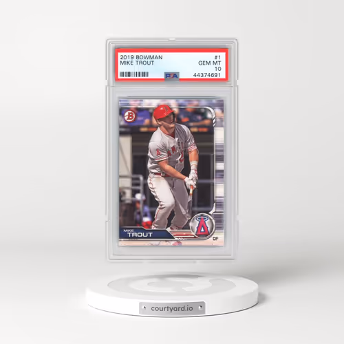 2019 Bowman #1 Mike Trout (PSA 10 GEM MINT)