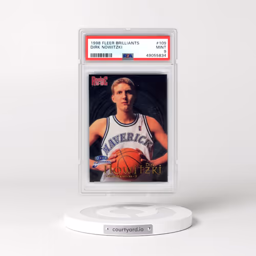 1998 Fleer Brilliants #109 Dirk Nowitzki (PSA 9 MINT)