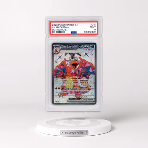 2023 Pokémon Obf EN-Obsidian Flames #215 Charizard EX - Holo Ultra Rare (PSA 9 MINT)
