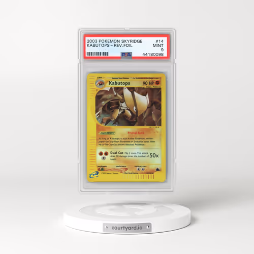 2003 Pokémon Skyridge #14 Kabutops - Reverse Foil (PSA 9 MINT)