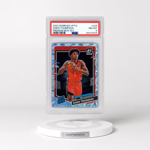 2023 Panini Donruss Optic #229 Amen Thompson - Premium Box Set (PSA 8 NM-MT)