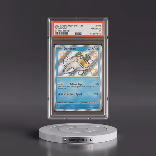 2024 Pokémon Paf EN-Paldean Fates #126 Dondozo - Shiny Rare (PSA 10 GEM MINT)
