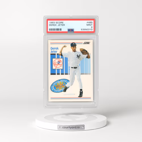 1993 Score #489 Derek Jeter (PSA 9 MINT)