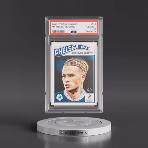2023 Topps Living UEFA Champions League #518 Mykhailo Mudryk (PSA 10 GEM MINT)