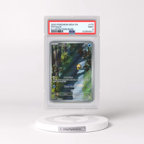2023 Pokémon Mew EN-151 #175 Psyduck - Illustration Rare (PSA 9 MINT)