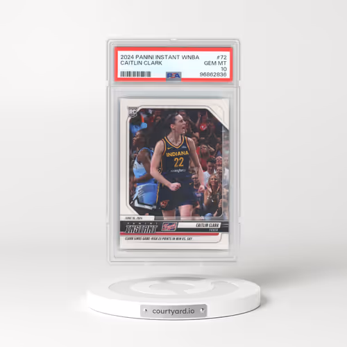 2024 Panini Instant WNBA #72 Caitlin Clark (PSA 10 GEM MINT)