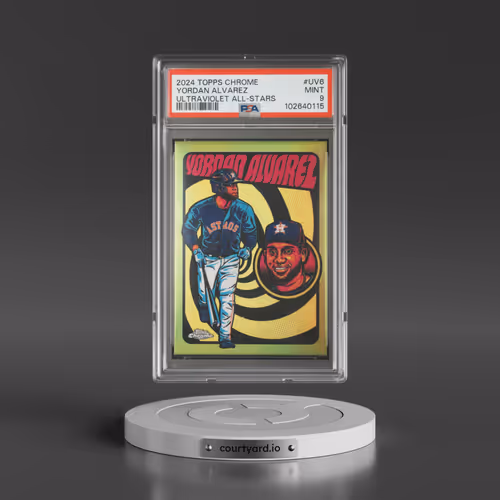2024 Topps Chrome Ultraviolet All-Stars #UV6 Yordan Alvarez (PSA 9 MINT)