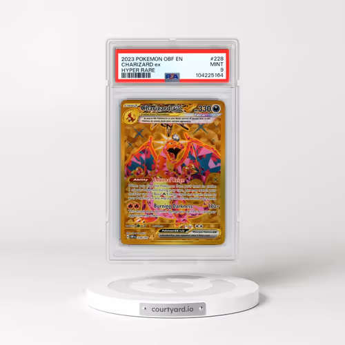 2023 Pokémon Obf EN-Obsidian Flames #228 Charizard EX - Holo Hyper Rare (PSA 9 MINT)