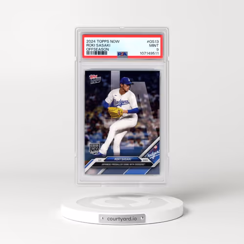 2024 Topps Now Offseason #OS13 Roki Sasaki (PSA 9 MINT)