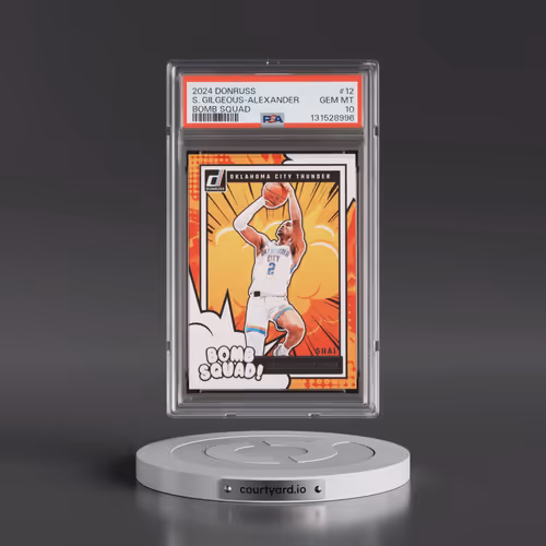 2024 Panini Donruss Bomb Squad #12 Shai Gilgeous-Alexander (PSA 10 GEM MINT)