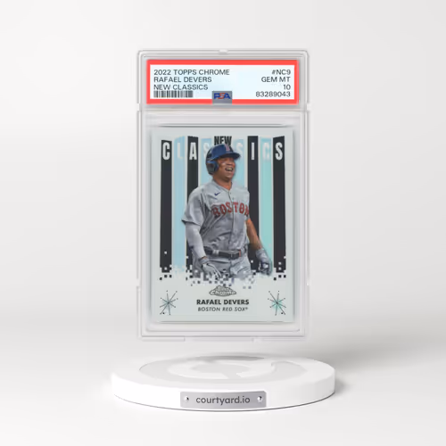 2022 Topps Chrome New Classics #NC9 Rafael Devers (PSA 10 GEM MINT)