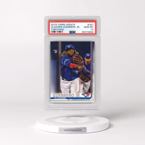 2019 Topps Update #US1 Vladimir Guerrero Jr. - Throwing (PSA 10 GEM MINT)