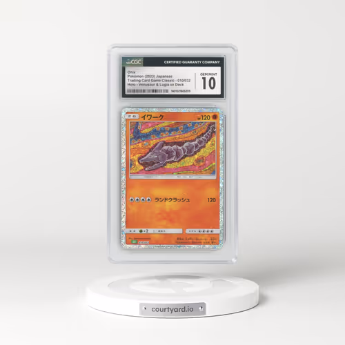 2023 Trading Card Game Classic - CLF, CLL, CLK #010/032 Onix - Holo Venusaur & Lugia ex Deck - CLF (CGC 10 GEM MINT)