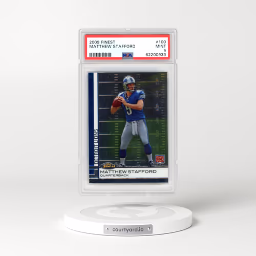 2009 Finest #100 Matthew Stafford (PSA 9 MINT)