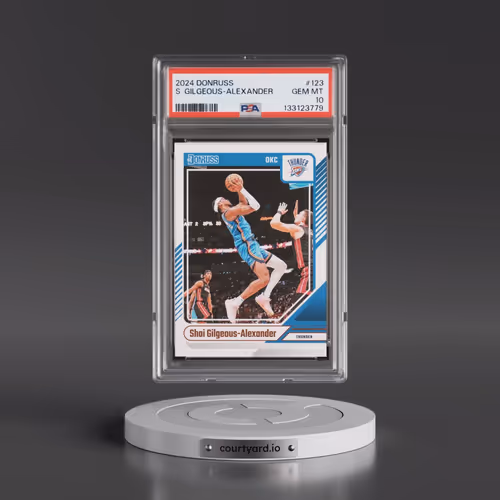 2024 Panini Donruss #123 Shai Gilgeous-Alexander (PSA 10 GEM MINT)